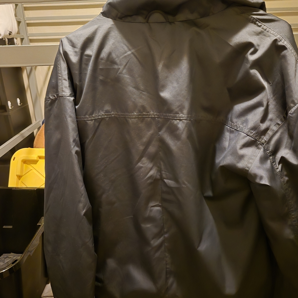 Nike Black Raincoat with Red Accents - Picture 2 of 5